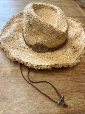 Panama Jack Straw Cowboy Hat - Natural Beige